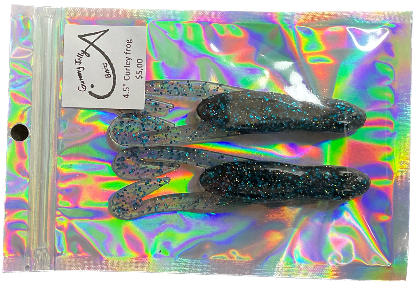 Curly Frog 4.5 “ - Night sky blue