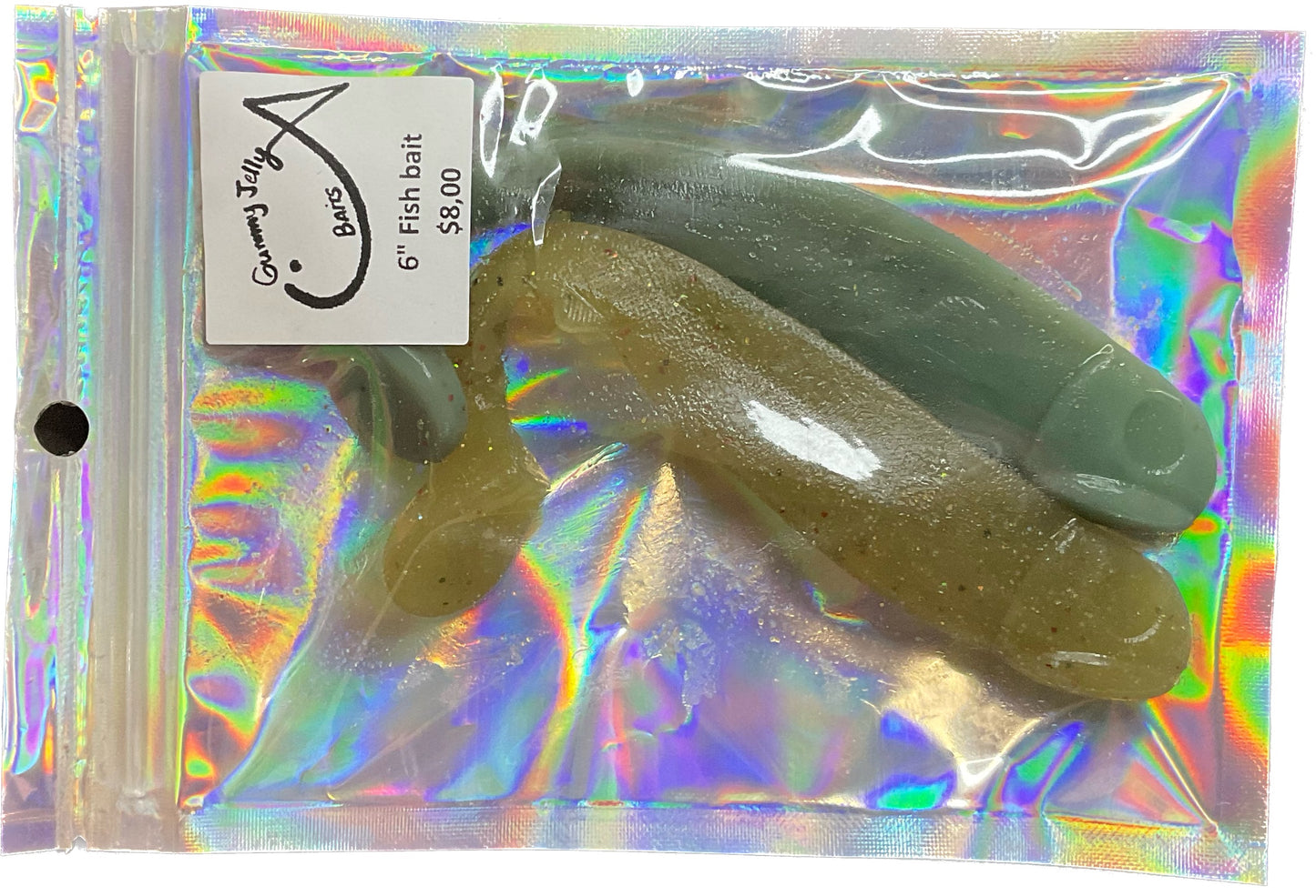 Fish bait 6 “ - Mixed colors