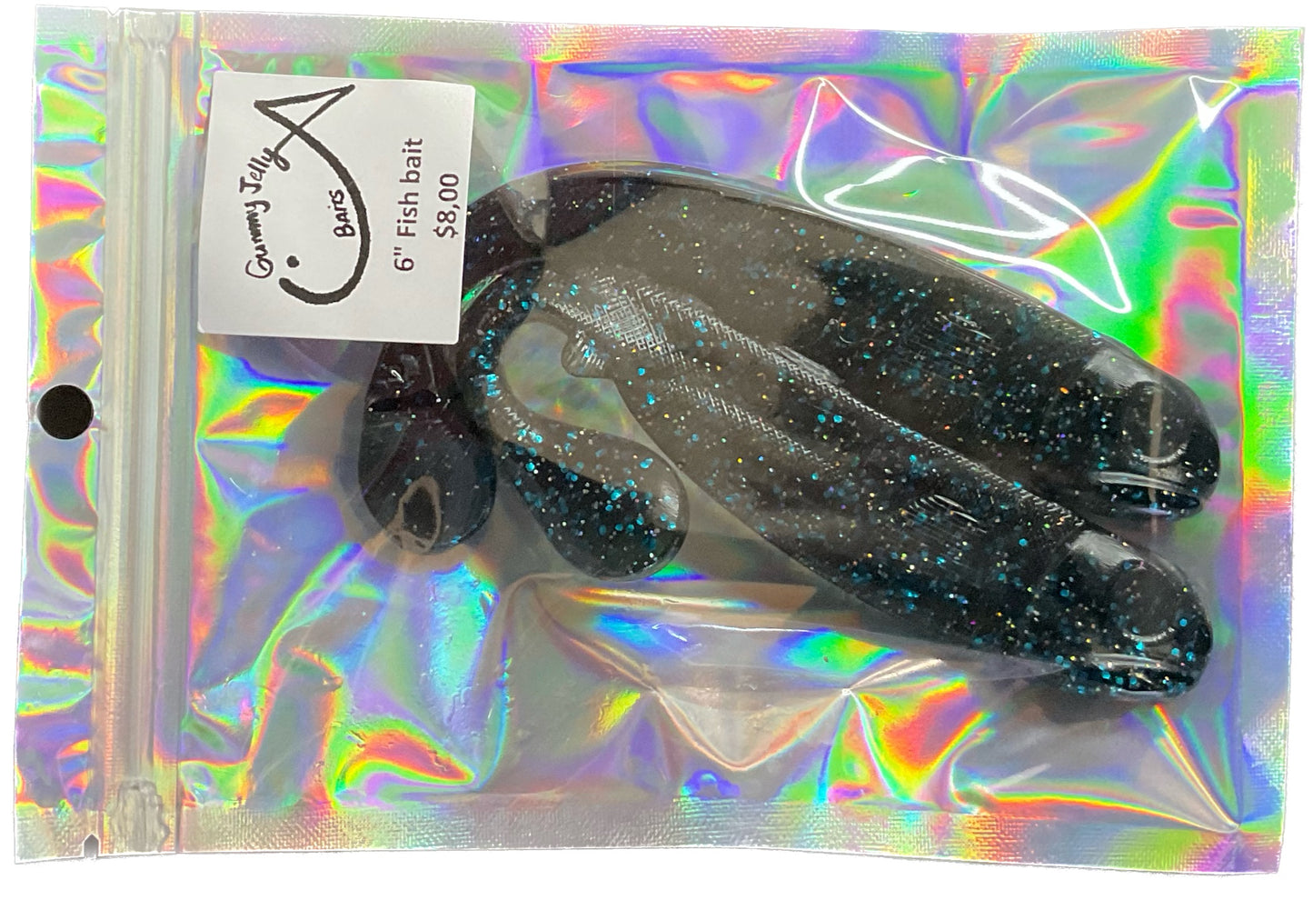 Fish bait 6 “ - Night sky blue