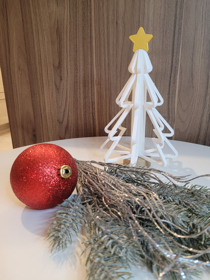 Christmas tree hollow with star topper
