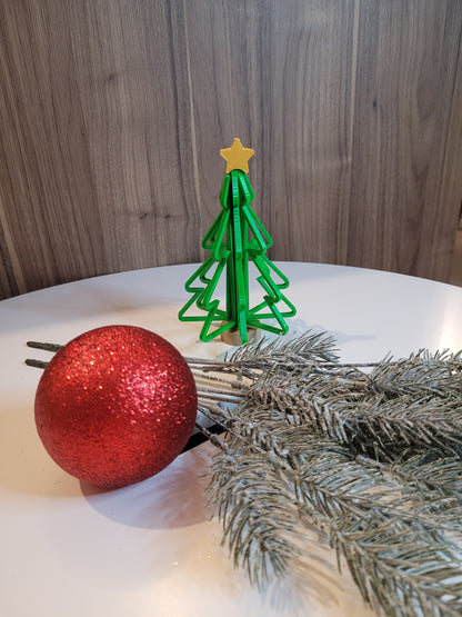 Christmas tree hollow with star topper