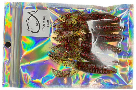 Craw Bug 4 “ - Watermelon red