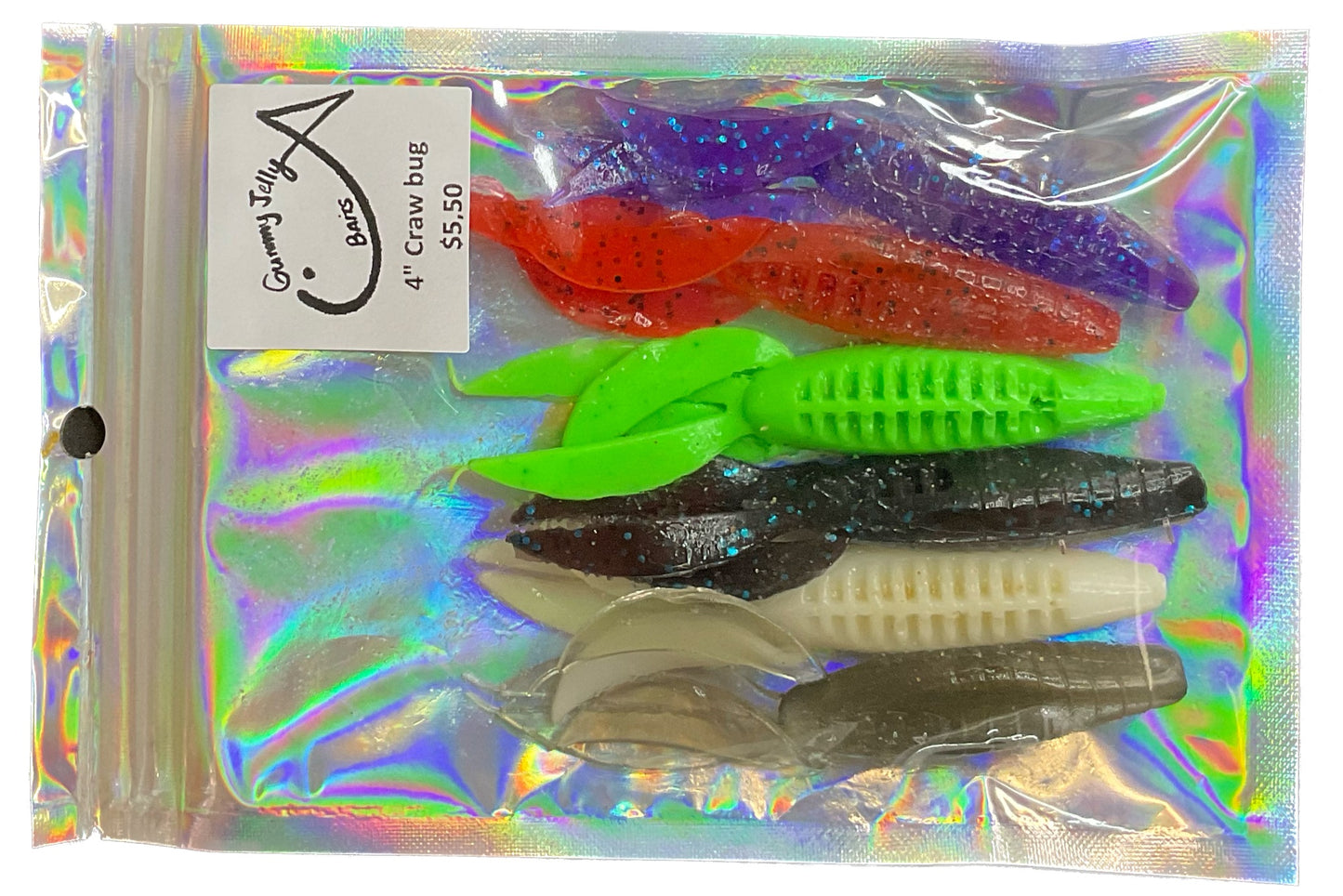 Craw Bug 4 “ - Mixed colors